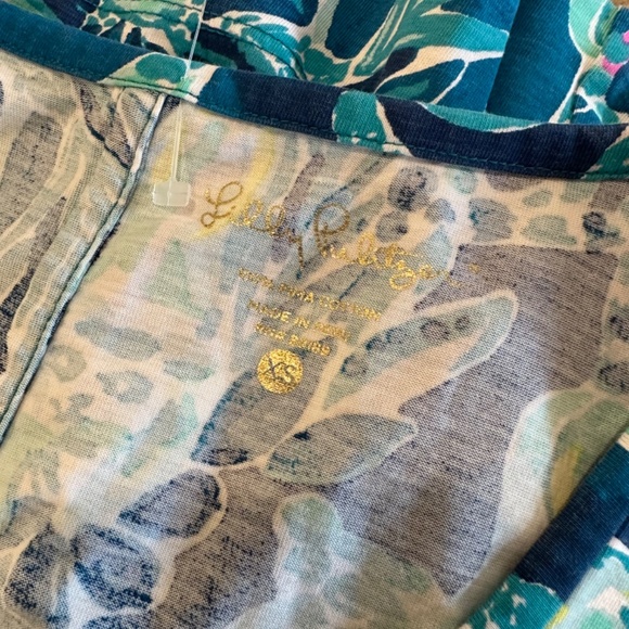 ๐ฅ๐ฅ๐HTF!!!Lilly Pulitzer Blue Lemur Print Dress - NWOT!!๐๐ฅ๐ฅ๐ - Picture 3 of 9